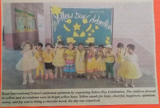 Yellow Day Celebration - Ryan International School, Sriperumbudur